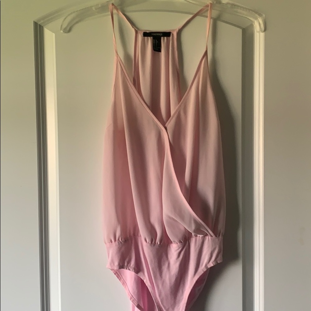 Pink bodysuit